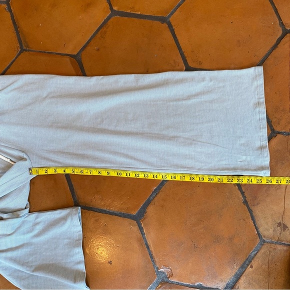 Marine Layer Women’s Dana Wrap Striped Wide Leg Jumpsuit S Casual Knit Travel - Picture 7 of 10